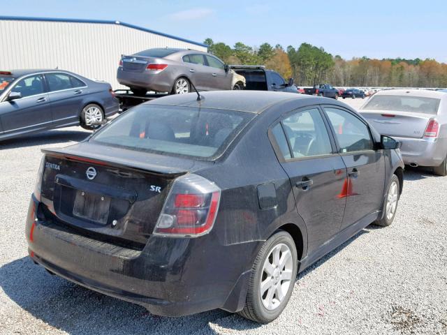 3N1AB6AP9BL729667 - 2011 NISSAN SENTRA 2.0 BLACK photo 4