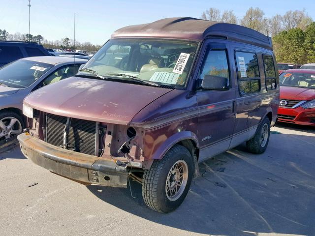 1GBDM19W4VB144606 - 1997 CHEVROLET ASTRO BROWN photo 2