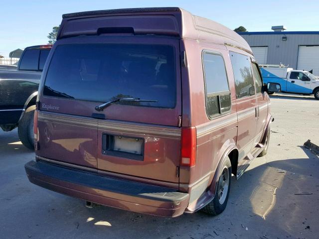 1GBDM19W4VB144606 - 1997 CHEVROLET ASTRO BROWN photo 4