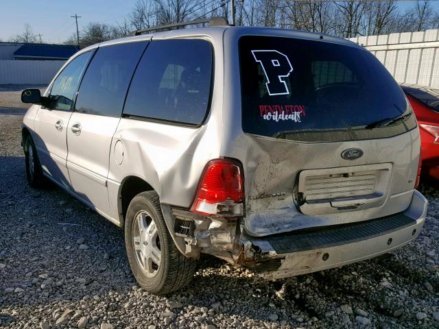 2FMZA52257BA24850 - 2007 FORD FREESTAR S SILVER photo 3