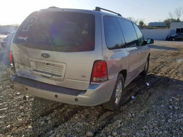 2FMZA52257BA24850 - 2007 FORD FREESTAR S SILVER photo 4