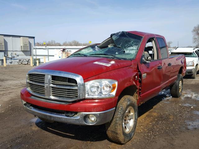 3D7KS28L09G544350 - 2009 DODGE RAM 2500 RED photo 2