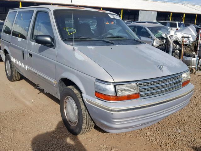 2P4GH2534PR255252 - 1993 PLYMOUTH VOYAGER BLUE photo 1