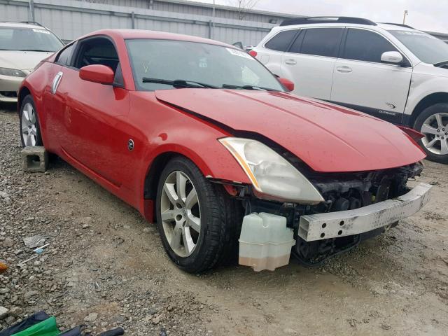 JN1AZ34E55M653718 - 2005 NISSAN 350Z COUPE RED photo 1