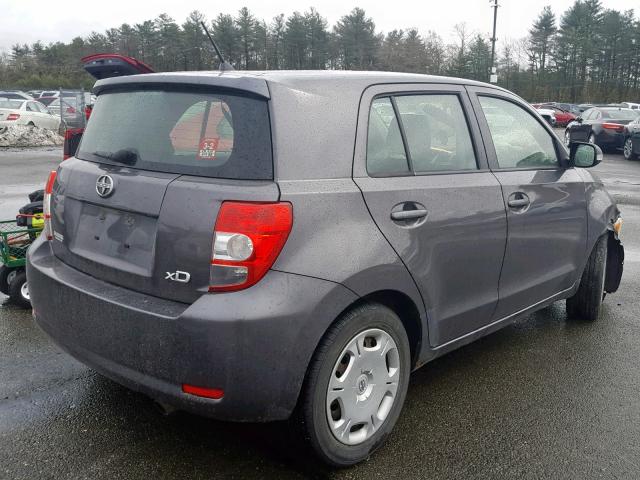 JTKKU104X8J020583 - 2008 TOYOTA SCION XD GRAY photo 4