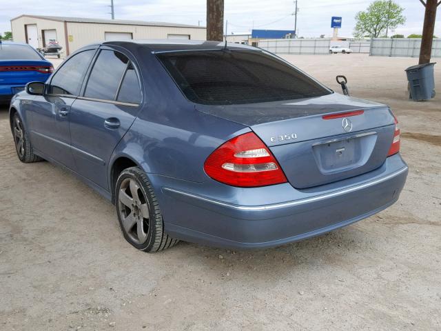 WDBUF65JX4X116032 - 2004 MERCEDES-BENZ E 320 BLUE photo 3