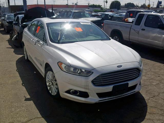 3FA6P0SU9ER306665 - 2014 FORD FUSION TIT WHITE photo 1