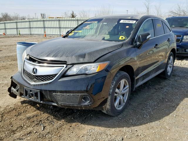 5J8TB4H34DL020741 - 2013 ACURA RDX BLACK photo 2