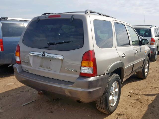 4F2YU081X1KM50457 - 2001 MAZDA TRIBUTE LX BEIGE photo 4