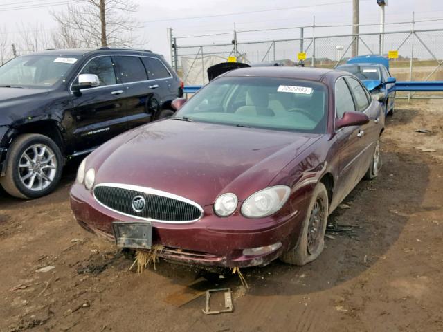 2G4WC552271114861 - 2007 BUICK LACROSSE C RED photo 2