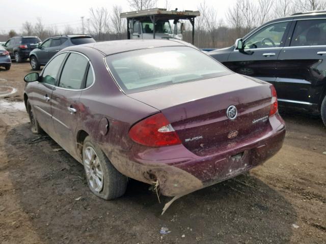 2G4WC552271114861 - 2007 BUICK LACROSSE C RED photo 3