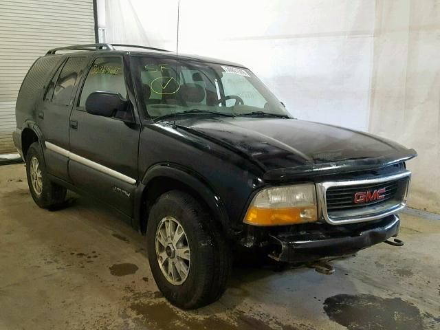 1GKDT13W812146199 - 2001 GMC JIMMY BLACK photo 1