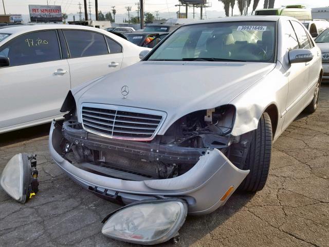 WDBNG70JX5A456896 - 2005 MERCEDES-BENZ S 430 SILVER photo 2