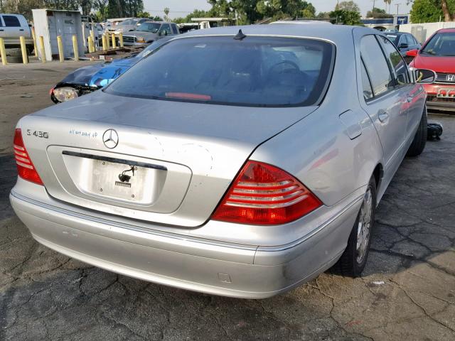 WDBNG70JX5A456896 - 2005 MERCEDES-BENZ S 430 SILVER photo 4