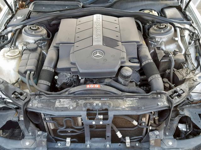 WDBNG70JX5A456896 - 2005 MERCEDES-BENZ S 430 SILVER photo 7