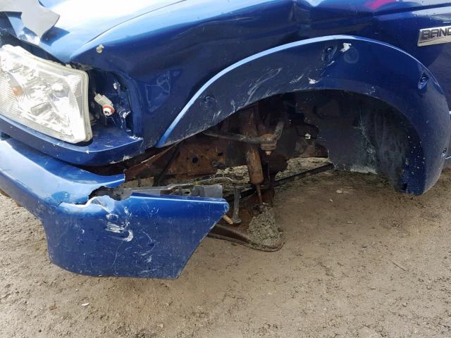 1FTYR44U08PA29935 - 2008 FORD RANGER SUP BLUE photo 9