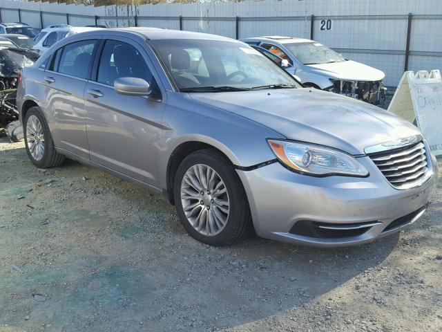 1C3CCBBBXDN694174 - 2013 CHRYSLER 200 TOURIN SILVER photo 1