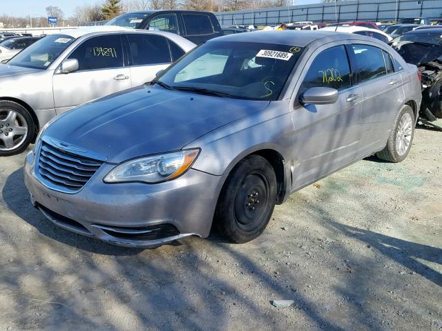 1C3CCBBBXDN694174 - 2013 CHRYSLER 200 TOURIN SILVER photo 2