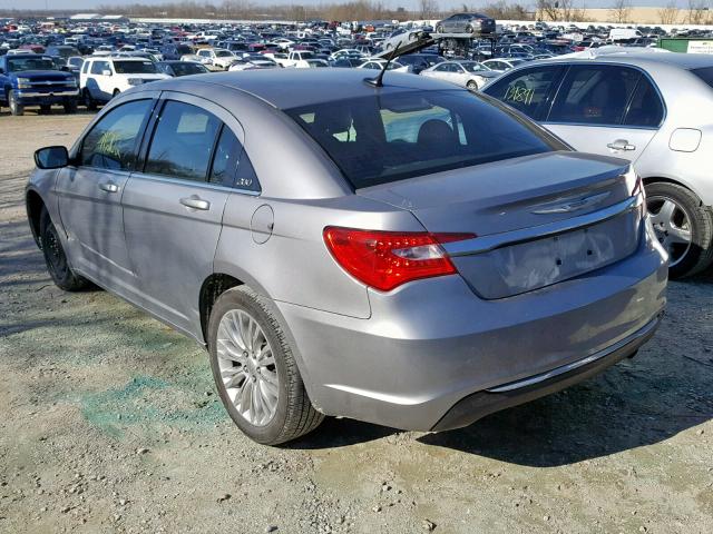 1C3CCBBBXDN694174 - 2013 CHRYSLER 200 TOURIN SILVER photo 3