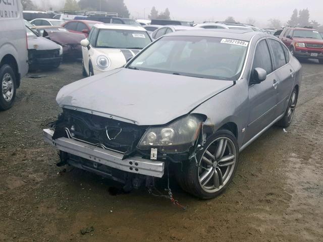 JNKBY01E97M400233 - 2007 INFINITI M45 BASE SILVER photo 2