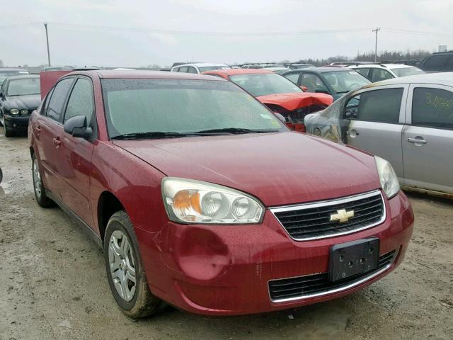 1G1ZS51FX6F247865 - 2006 CHEVROLET MALIBU LS MAROON photo 1