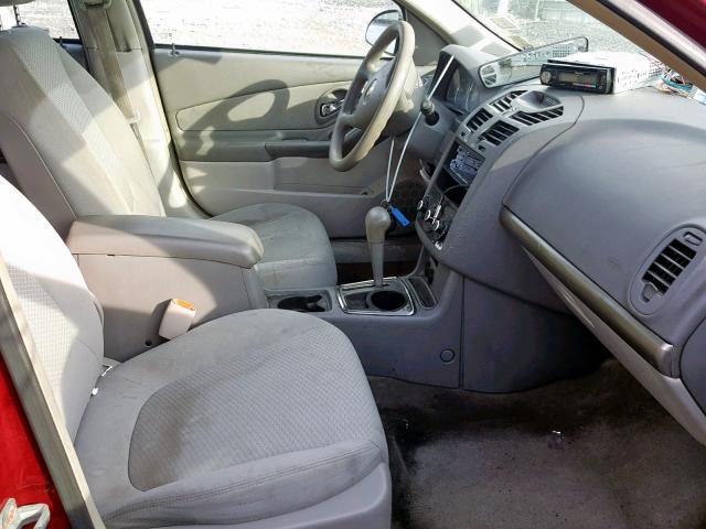 1G1ZS51FX6F247865 - 2006 CHEVROLET MALIBU LS MAROON photo 5