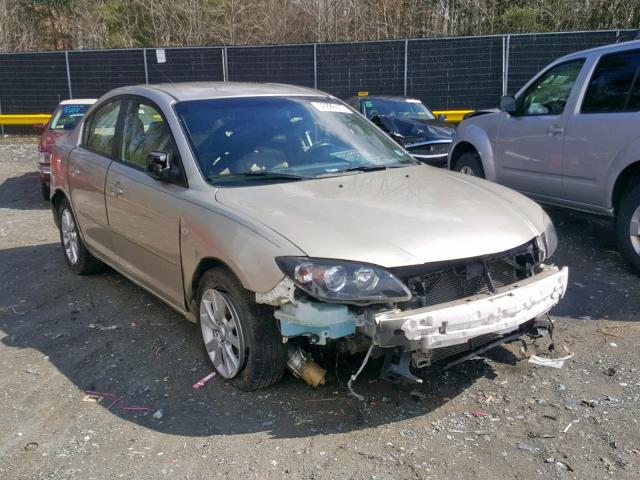 JM1BK12F981845462 - 2008 MAZDA 3 I TAN photo 1