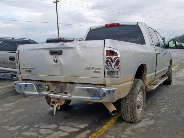 3D7KS29C86G154798 - 2006 DODGE RAM 2500 SILVER photo 4