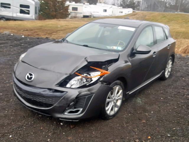 JM1BL1K64B1419103 - 2011 MAZDA 3 S GRAY photo 2