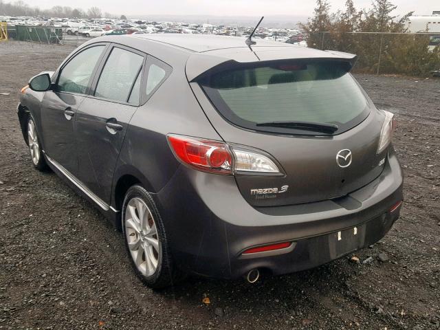 JM1BL1K64B1419103 - 2011 MAZDA 3 S GRAY photo 3