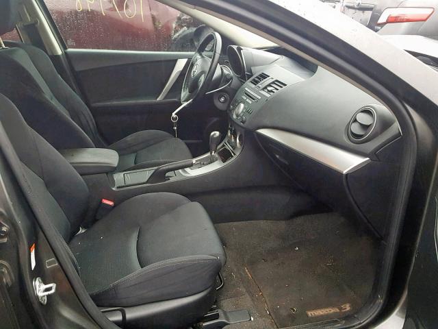 JM1BL1K64B1419103 - 2011 MAZDA 3 S GRAY photo 5