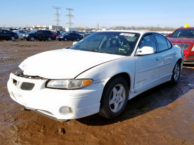 1G2WP52K9WF306335 - 1998 PONTIAC GRAND PRIX WHITE photo 2