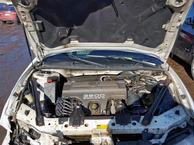 1G2WP52K9WF306335 - 1998 PONTIAC GRAND PRIX WHITE photo 7