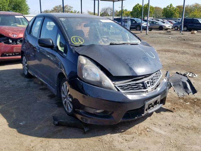 JHMGE8H51CC019284 - 2012 HONDA FIT SPORT BLACK photo 1