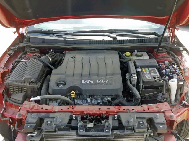 1G4GB5G34EF210283 - 2014 BUICK LACROSSE RED photo 7