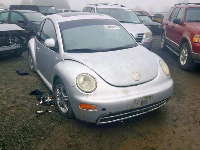 3VWDD21C8YM463858 - 2000 VOLKSWAGEN NEW BEETLE ვერცხლისფერი ფოტო 1