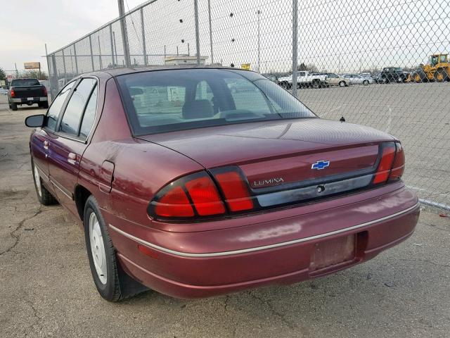 2G1WL52MXX9233052 - 1999 CHEVROLET LUMINA BAS 栗色 照片 3