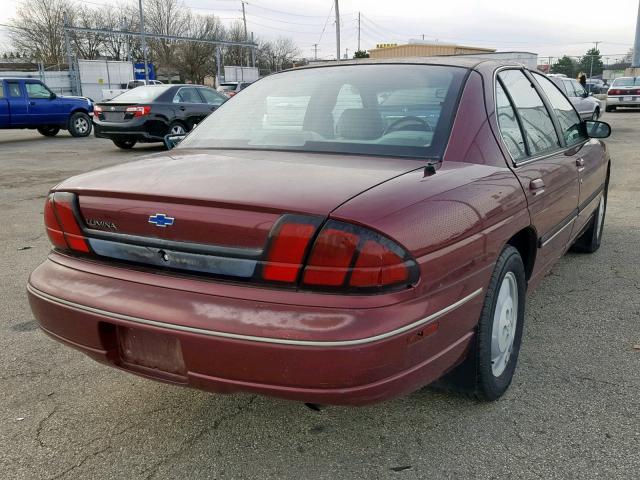 2G1WL52MXX9233052 - 1999 CHEVROLET LUMINA BAS 栗色 照片 4