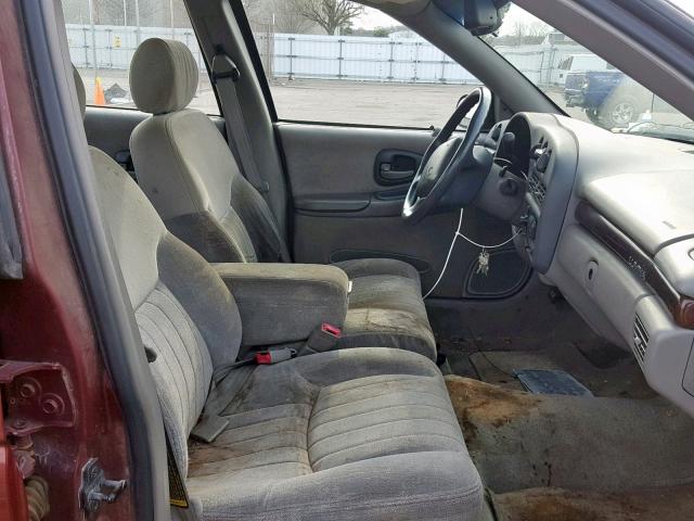 2G1WL52MXX9233052 - 1999 CHEVROLET LUMINA BAS 栗色 照片 5