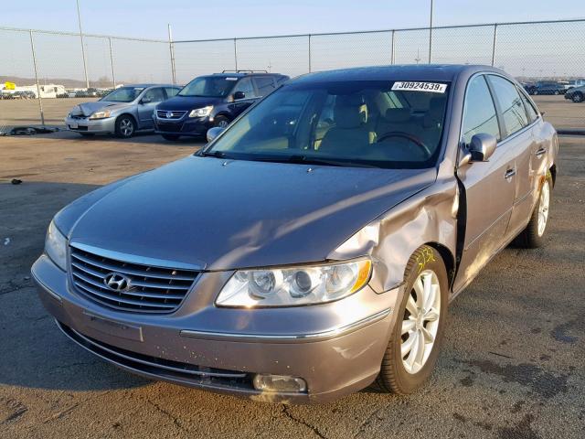 KMHFC46F97A218801 - 2007 HYUNDAI AZERA SE GRAY photo 2