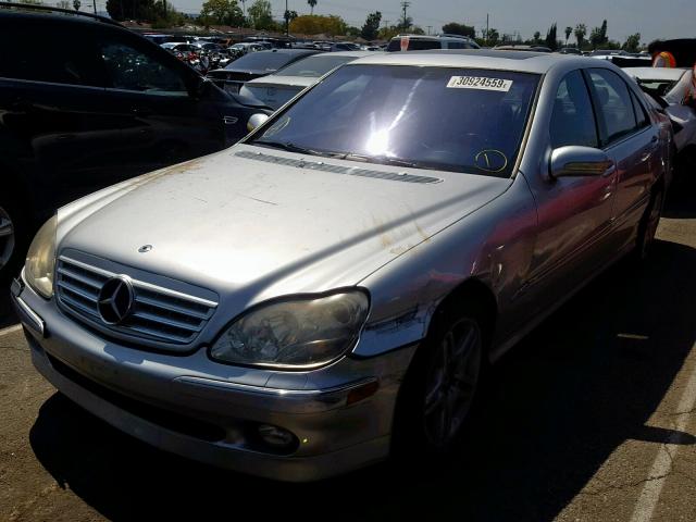 WDBNG75J92A227694 - 2002 MERCEDES-BENZ S 500 SILVER photo 2