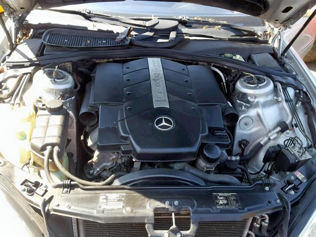 WDBNG75J92A227694 - 2002 MERCEDES-BENZ S 500 SILVER photo 7