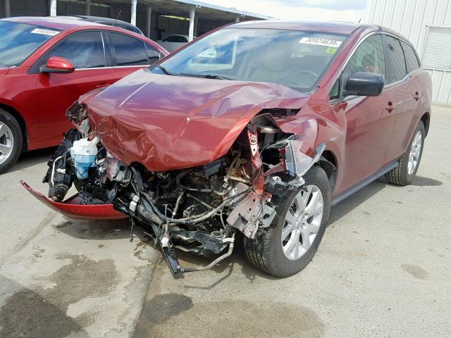 JM3ER293270132179 - 2007 MAZDA CX-7 BURGUNDY photo 2