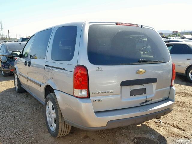 1GNDV23W27D182244 - 2007 CHEVROLET UPLANDER L 银色 照片 3