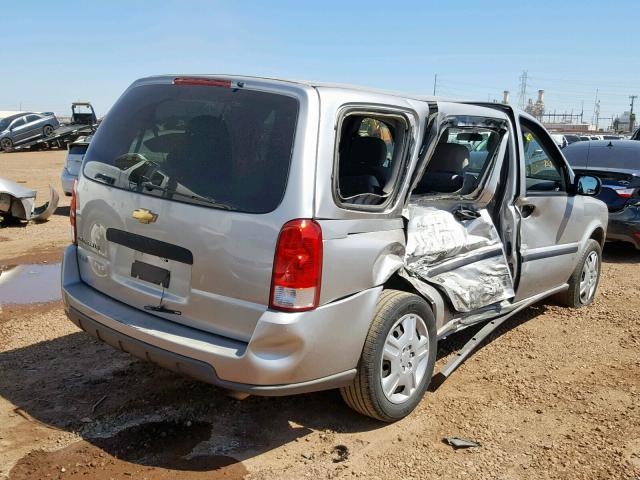 1GNDV23W27D182244 - 2007 CHEVROLET UPLANDER L 银色 照片 4