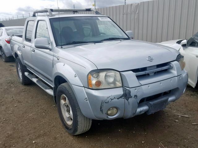 1N6ED27TX1C302186 - 2001 NISSAN FRONTIER C GRAY photo 1