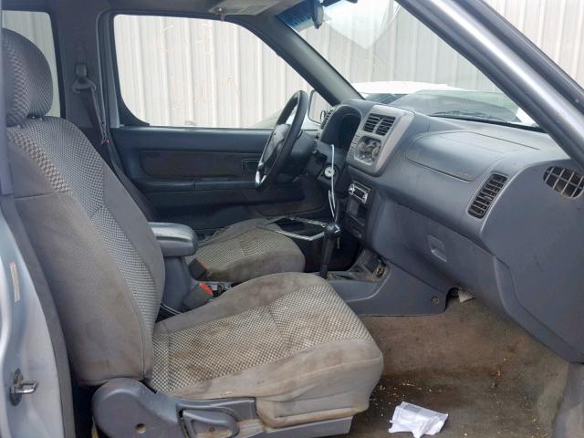 1N6ED27TX1C302186 - 2001 NISSAN FRONTIER C GRAY photo 5