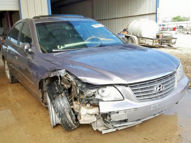 KMHFC46F67A173364 - 2007 HYUNDAI AZERA SE SILVER photo 1