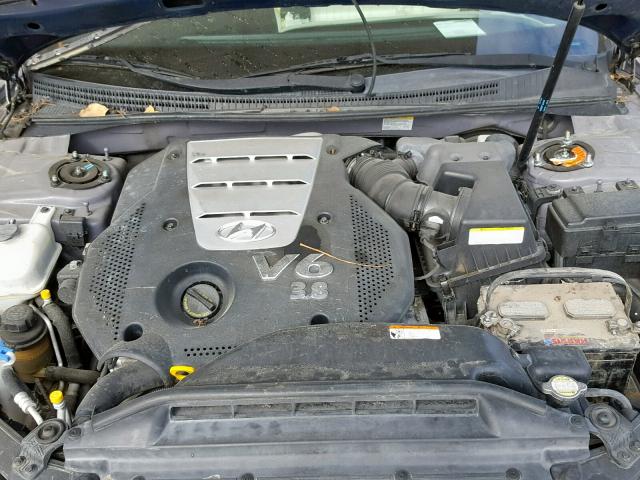 KMHFC46F67A173364 - 2007 HYUNDAI AZERA SE SILVER photo 7