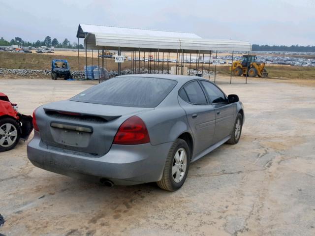 2G2WP552581137906 - 2008 PONTIAC GRAND PRIX GRAY photo 4